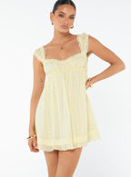 Carlita Mini Dress Yellow