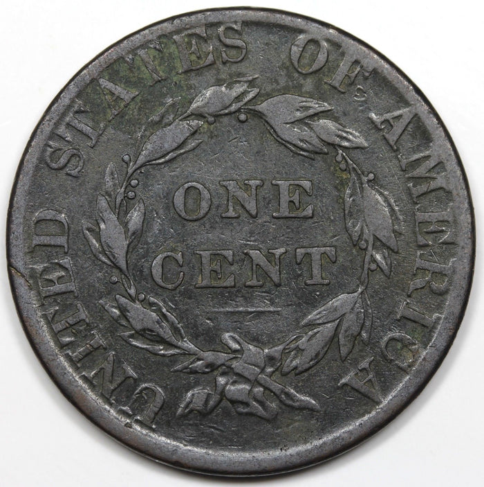 1824 Large Cent  F-12 | Of Coins & Crystals