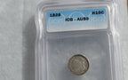 1829 Capped Bust Half Dime ICG AU-50 | Of Coins & Crystals