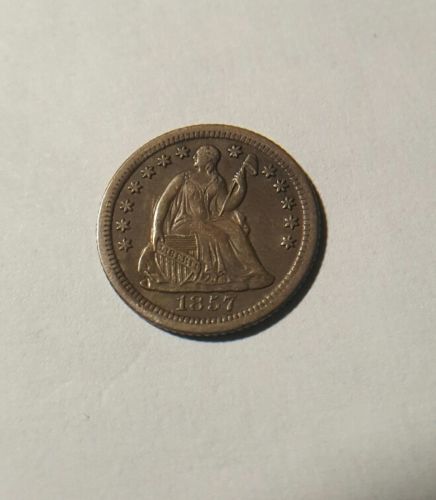 1857 O Half Dime XF-45 | Of Coins & Crystals