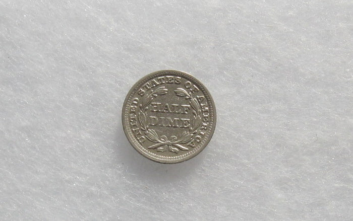 1858 Half Dime XF-40 | Of Coins & Crystals