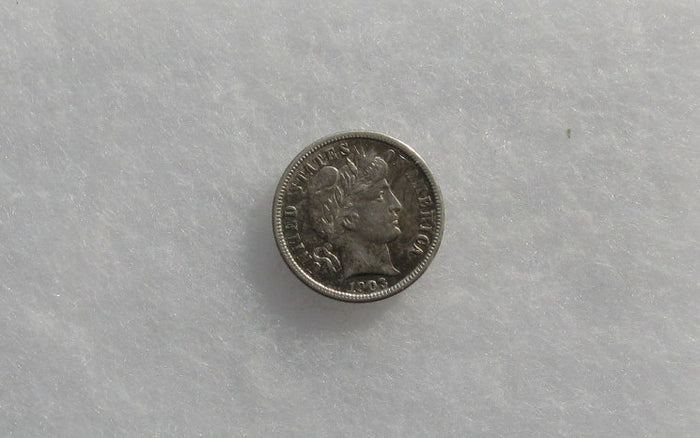 1903  Barber Dime AU-53 | Of Coins & Crystals