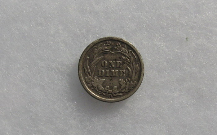 1907 O Barber Dime F-12 | Of Coins & Crystals