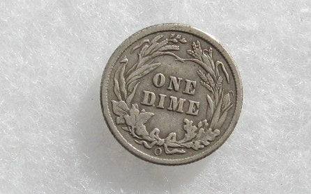 1907O Barber Dime VF-20 | Of Coins & Crystals