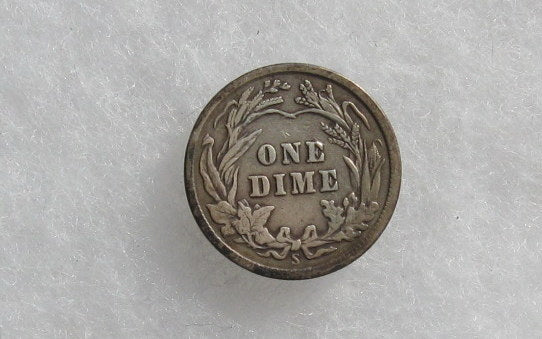 1913S Barber Dime VF-20 | Of Coins & Crystals