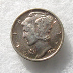 1930S Mercury Dime AU-55