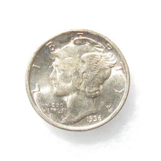 1936 Mercury Dime MS-65 - Of Coins & Crystals