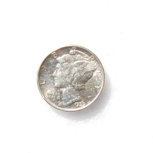 1939 Mercury Dime MS-63 - Of Coins & Crystals
