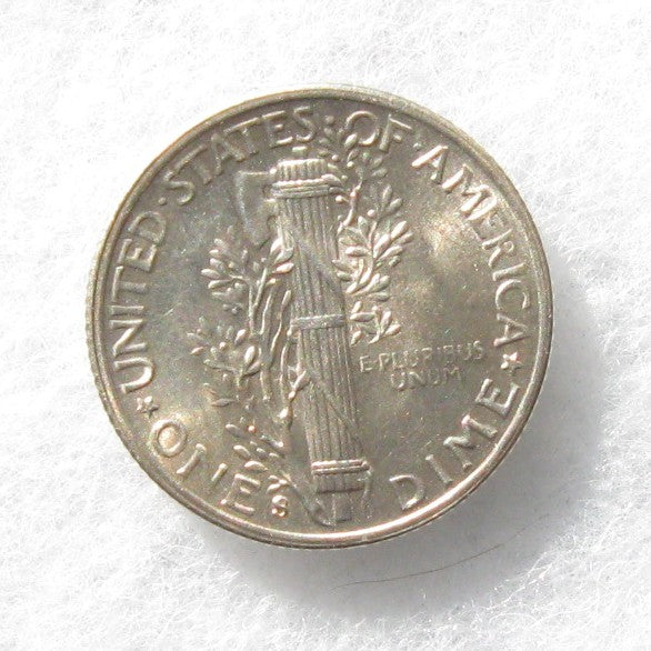 1942S Mercury Dime MS-65