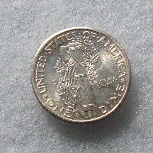1944D Mercury Dime MS-65FSB - Of Coins & Crystals