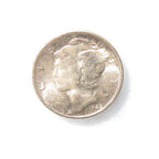 1945S Micro S Mercury Dime MS-63 - Of Coins & Crystals