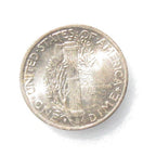 1945S Micro S Mercury Dime MS-63 - Of Coins & Crystals