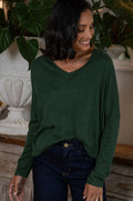 Sadie Fine Knit Jumper Forest Green