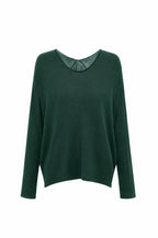 Sadie Fine Knit Jumper Forest Green