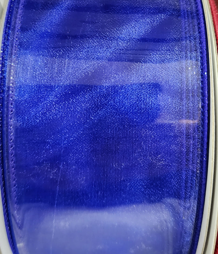 2.5" Wired Sheer Ribbon 50 YD Roll