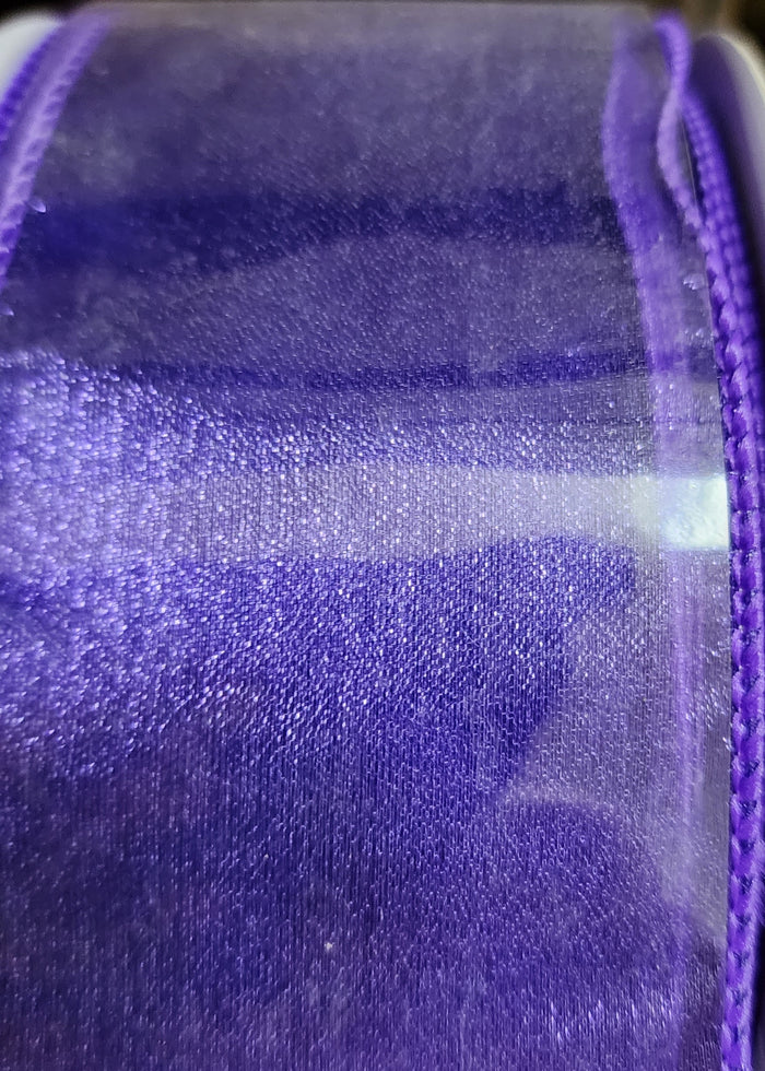 2.5" Wired Sheer Ribbon 50 YD Roll