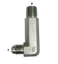 2501-LL  |  Male JIC to Male Pipe Extra-Long 90 Degree Elbow Adapter