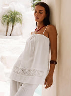 Summer Chateau Top White