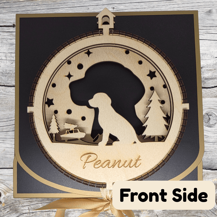 3D Wooden Dog Ornament: Beagle