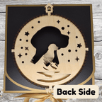 3D Wooden Dog Ornament: Beagle