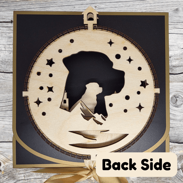 3D Wooden Dog Ornament: Rottweiler