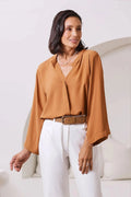 Monique Top Terracotta
