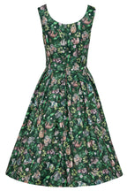 Amanda Koala & Sloth Green Flared Dress