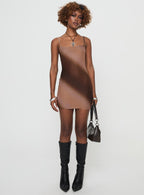 Cullen Mini Dress Chocolate