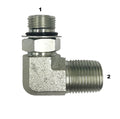 6806  |  Male O-Ring to Male Pipe 90 Degree Elbow