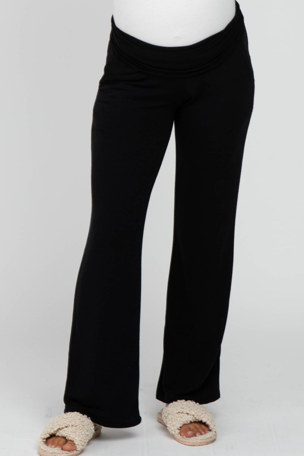 Black Maternity Yoga Pants