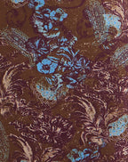Alnaka Maxi Dress in Feathery Paisley Brown