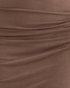 Anezka Midi Dress in Bitter Chocolate