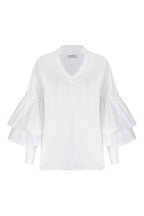 Alexis Long Sleeve Top White