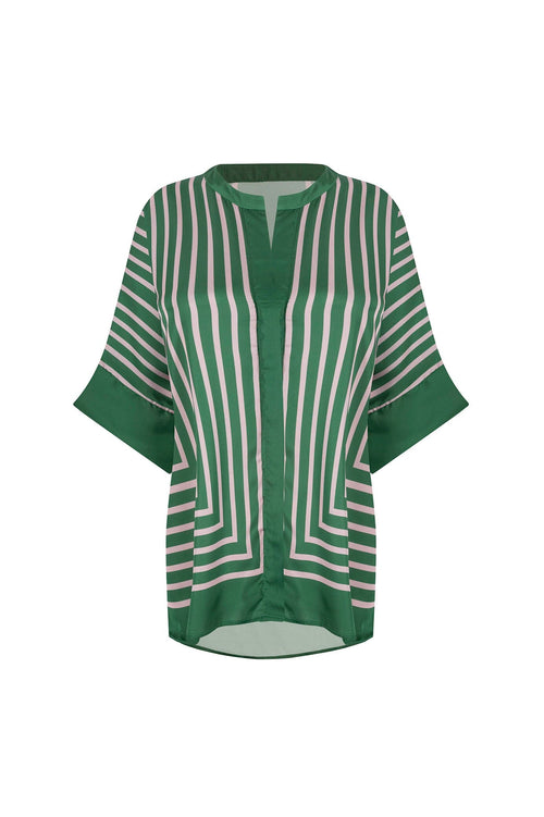 Alma Short Sleeve Top Emerald