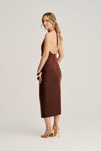 Vestido Lina Chocolate · Rêverie ·