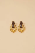 Pendientes Glossy Swan Choco · Rêverie ·