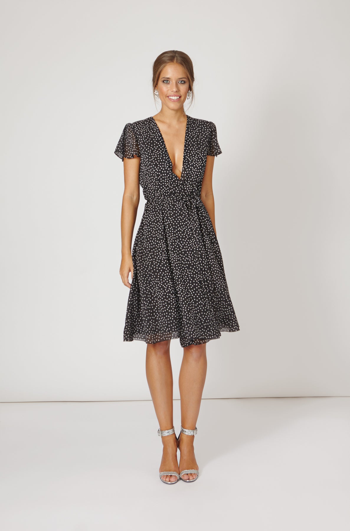 Vestido Nana Lunares Negro/Blanco SS19