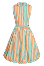 Maverick Yellow Striped Shirt Dress