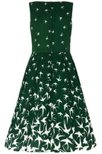Annie Raising Bird Swing Dress in Green