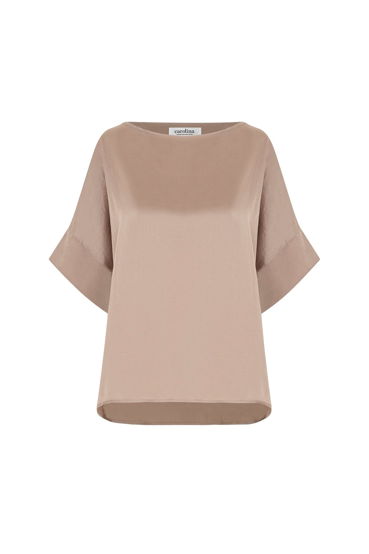 Bianca Short Sleeve Top Almond