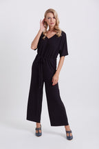 Charlotte Black Wide Leg Jumpsuit