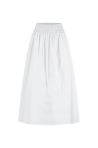 Brooke Midi A-Line Skirt White - Pre Order