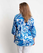 Mossman Top in Blue Swirl