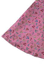 Matilda Pink Stiletto Print Wrap Dress