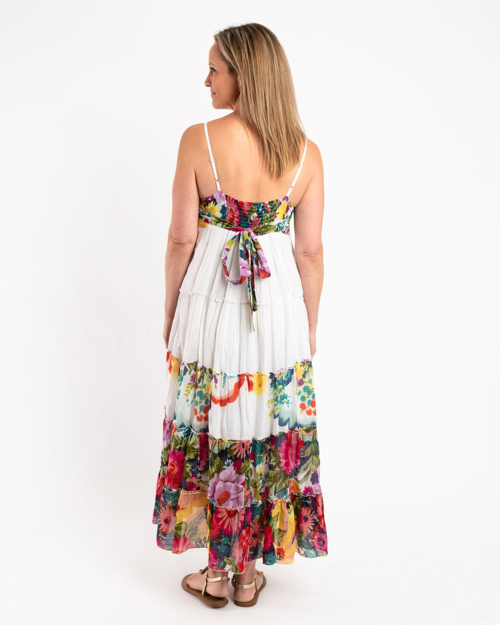 Long Strappy Lined Summer Dress