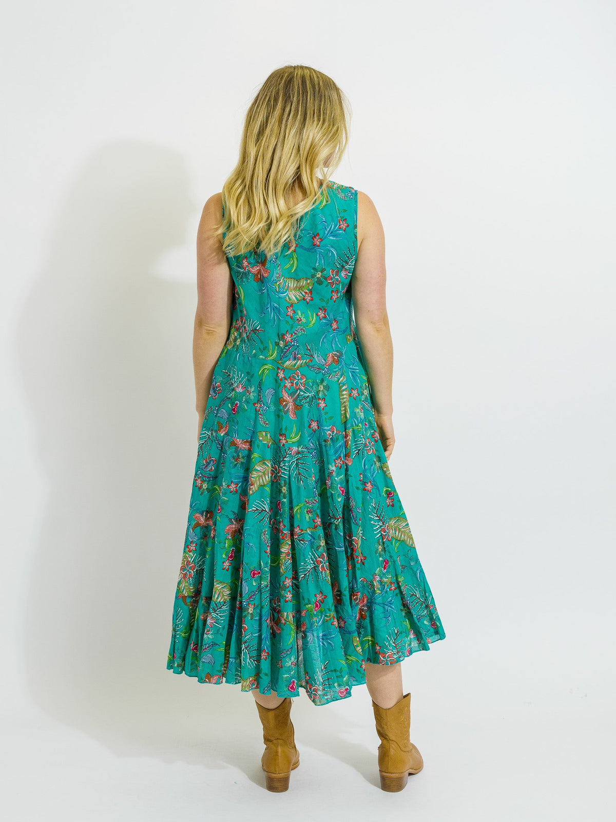 Daydream Dress in Green Garden