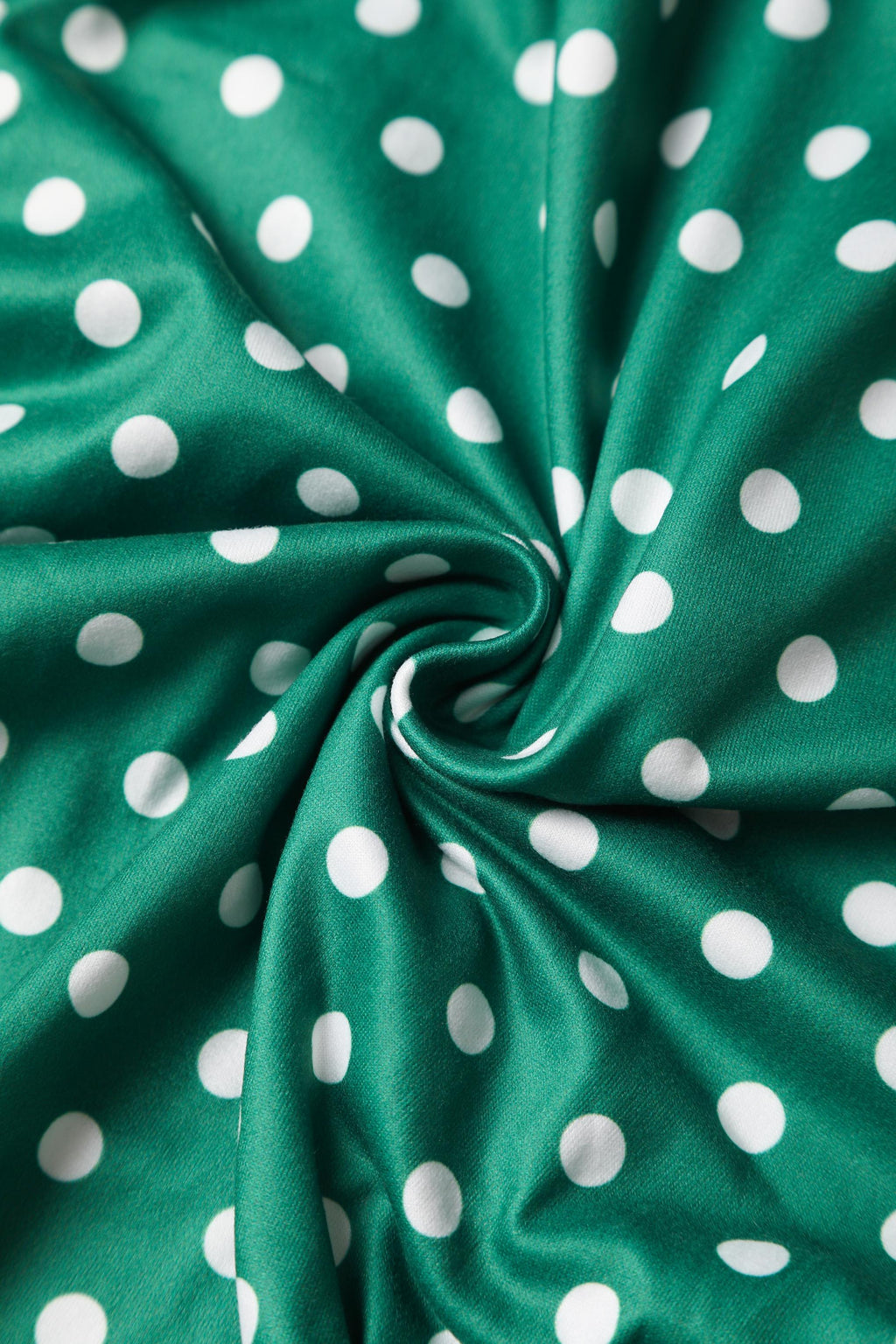 Matilda Green Polka Dot Wrap Dress