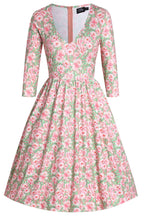 Billie Pink Peony Long Sleeved Dress