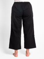 Sorrento Black Cotton Pants