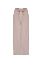 Gemma Straight Leg Tie Waist Pants Blush